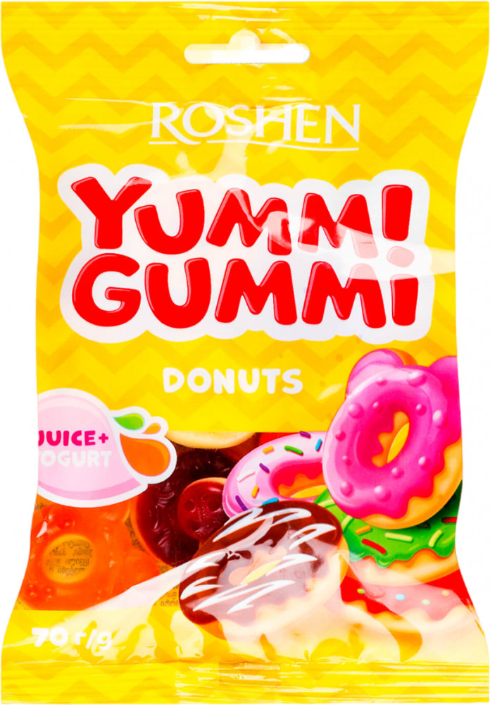 Мармелад жевательный «Donuts» | Yummi Gummi | Roshen