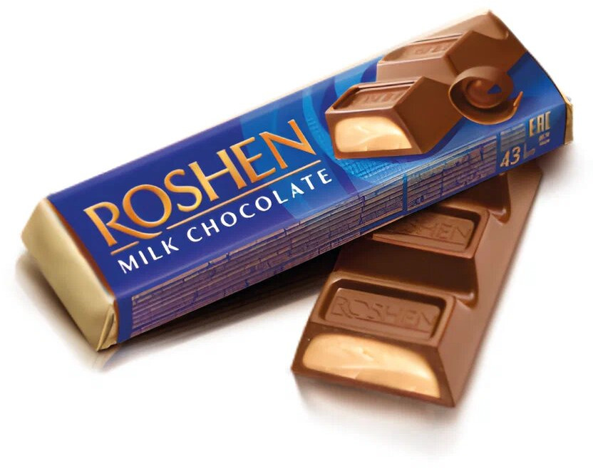 Батончик шоколадный со вкусом крем-брюле | Roshen