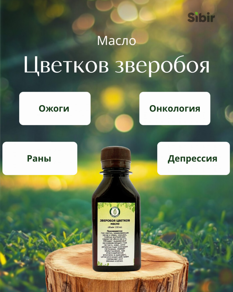 Масло цветков зверобоя | Травник Гордеев