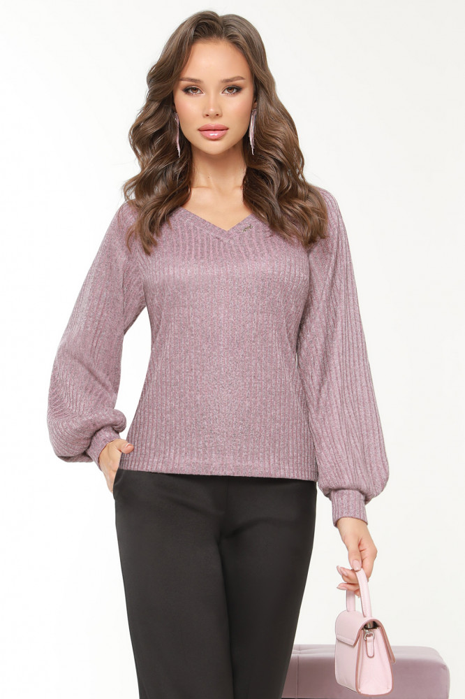 Джемпер с пышными рукавами женский | DStrend