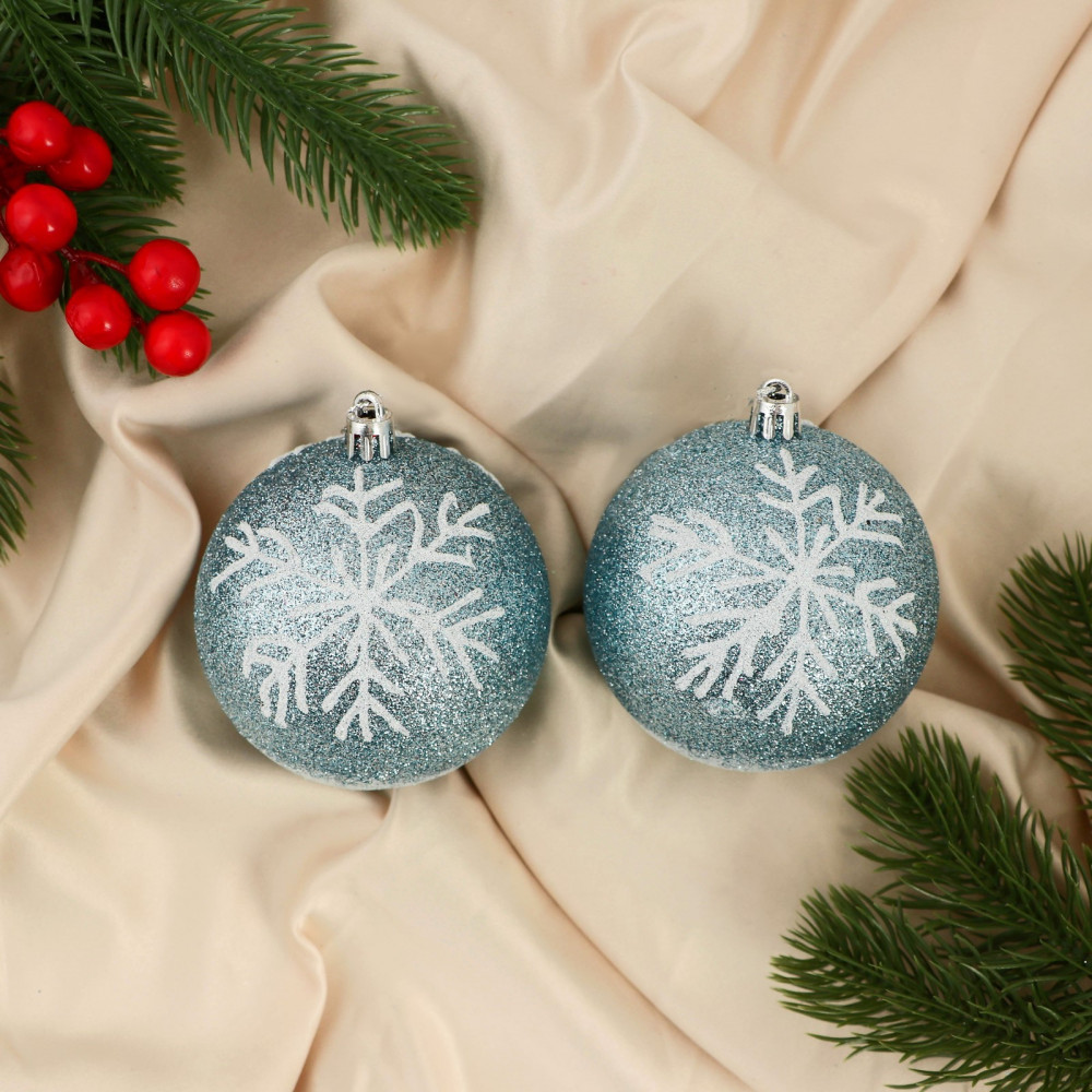 Набор шаров ёлочных «Снежок» | Зимнее волшебство