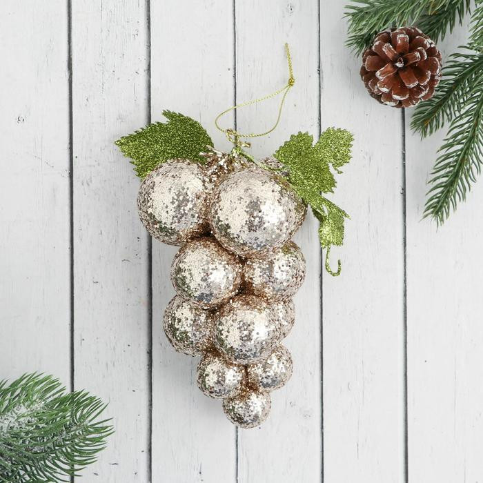 Украшение ёлочное «Виноград-сокровище» | Зимнее волшебство