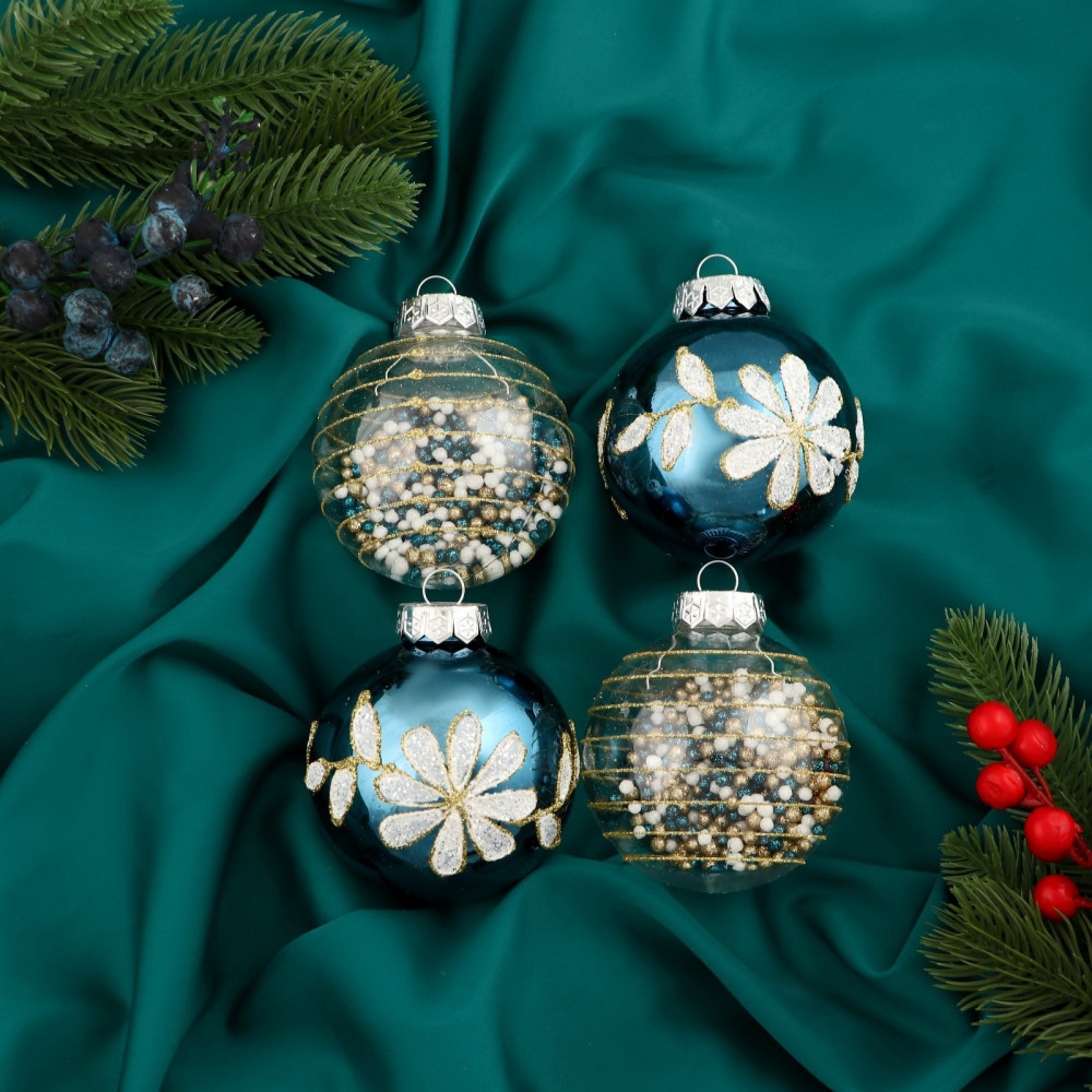 Набор шаров ёлочных «Вивьен» | Зимнее волшебство