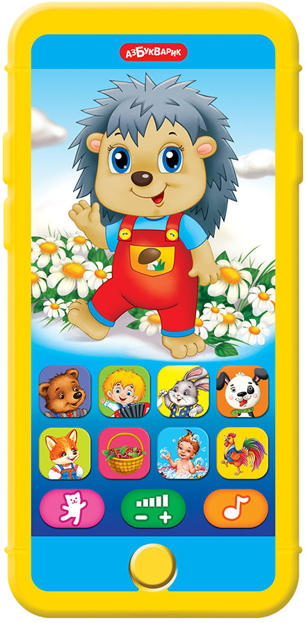 Игрушка интерактивная «Мой друг ёжик» | Плеер. Песенки мультяшек | Азбукварик