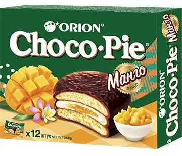 Пирожное со вкусом манго «Choco Pie Mango» | Orion