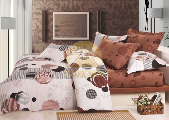 Комплект постельного белья «Чарующая ночь» (арт. Y80012, евро, поплин, 2 наволочки 70х70) | Чарующая ночь | Т-Лидер