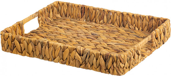 Корзинка-поднос плетеная