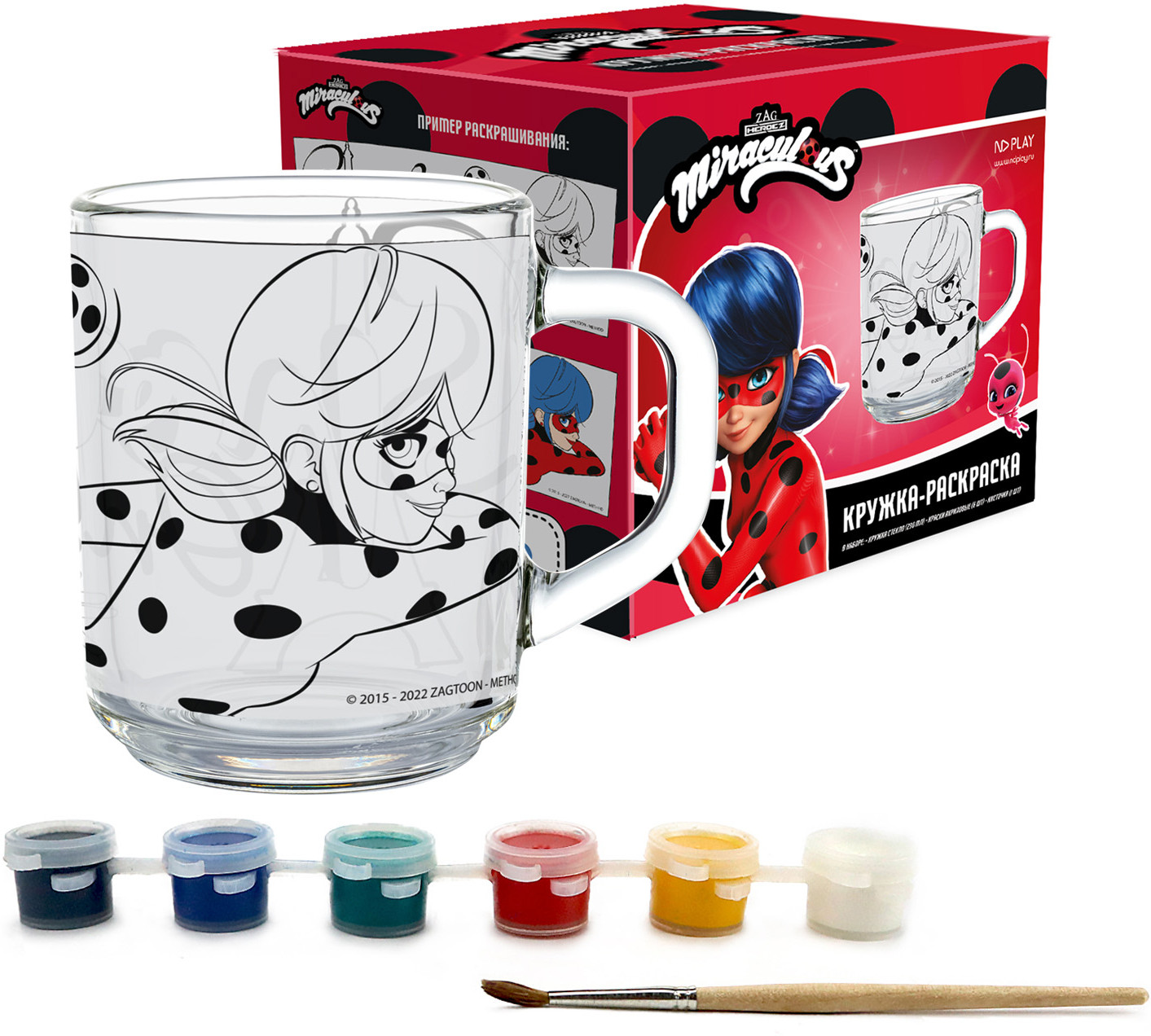 Набор для росписи «Леди Баг и Супер-Кот» | Леди Баг и Супер-Кот | ND Play