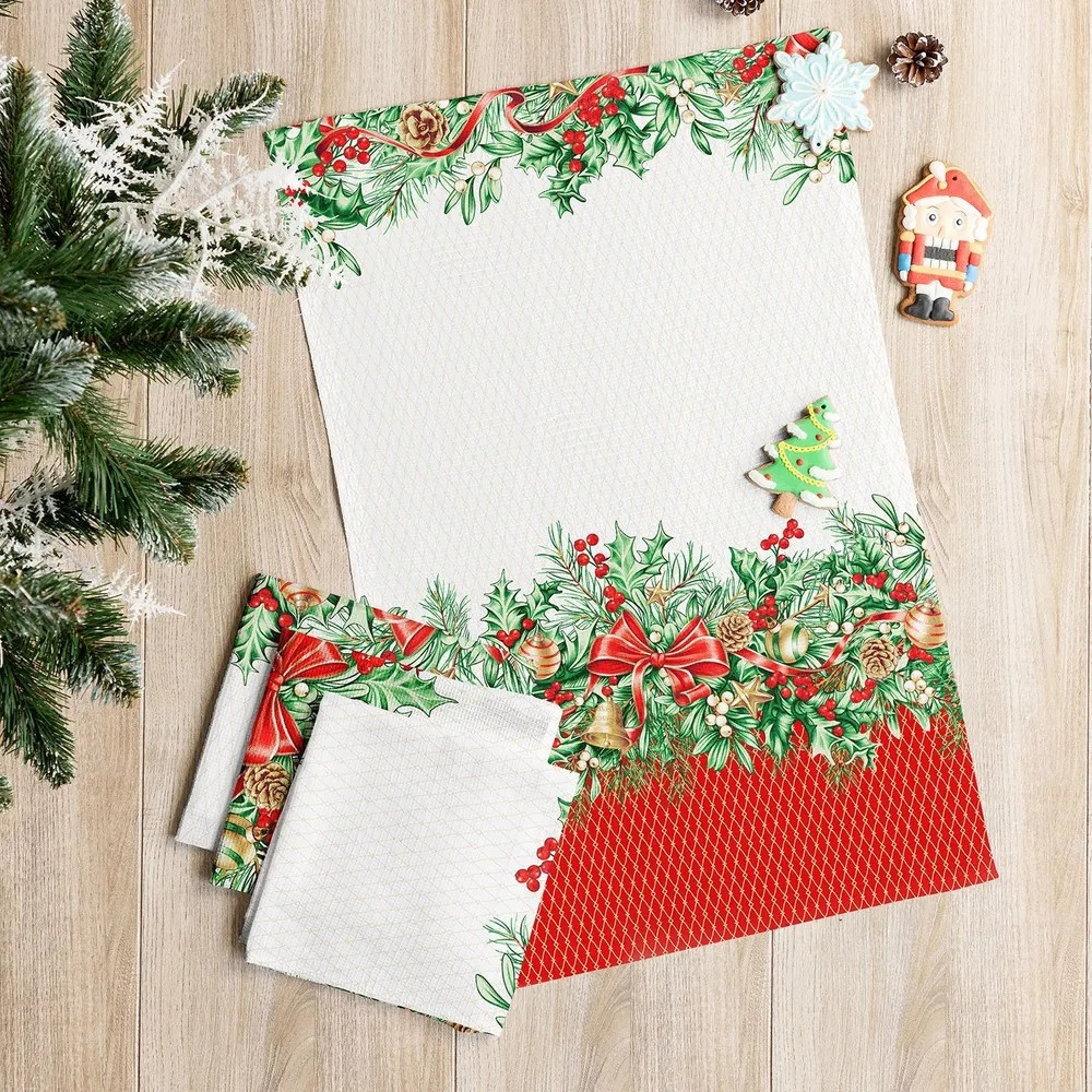 Комплект полотенец вафельных | Сказки леса | Mia Cara