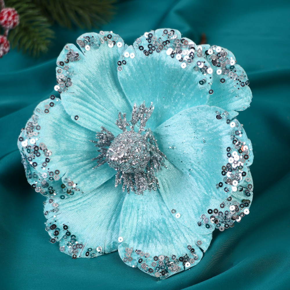 Изделие декоративное «Снежный цветок» | Зимнее волшебство