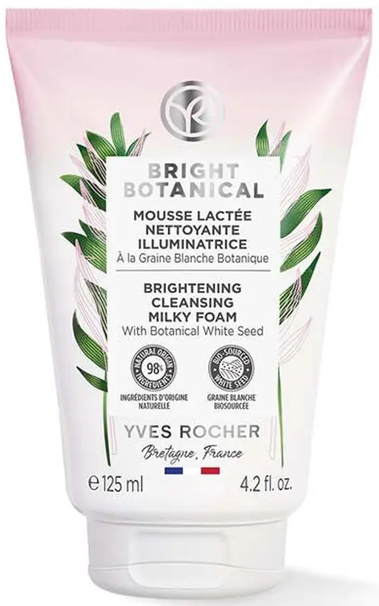 Молочко-мусс для лица «Сияние кожи» | Bright Botanical | Yves Rocher