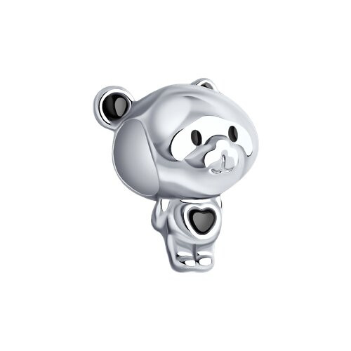 Подвеска-шарм из серебра с эмалью | Formula. For me | SOKOLOV