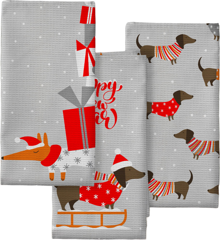 Комплект полотенец «Smart Fox and Dog» | Унисон