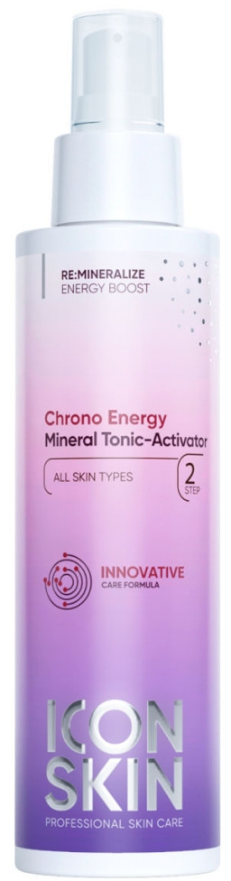 Тоник-активатор для лица минеральный «Chrono Energy» | Re:Mineralize | Icon Skin