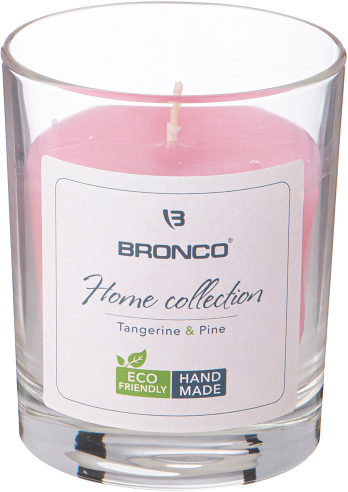 Свеча в стакане ароматизированная | Новый Год! | Bronco