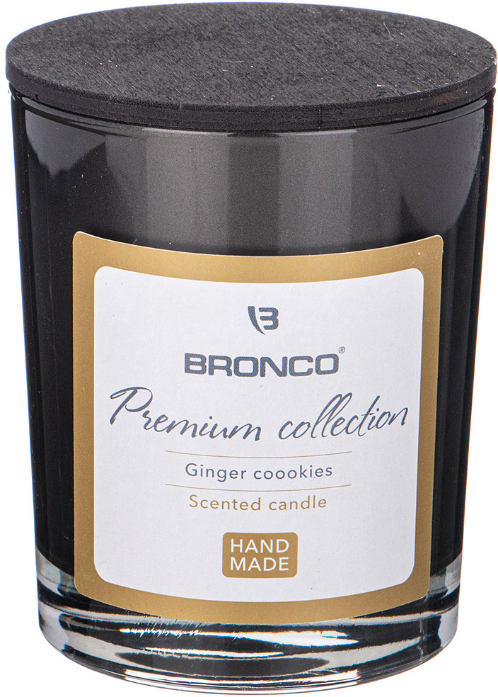 Свеча в стакане с крышкой ароматизированная | Новый Год! | Bronco