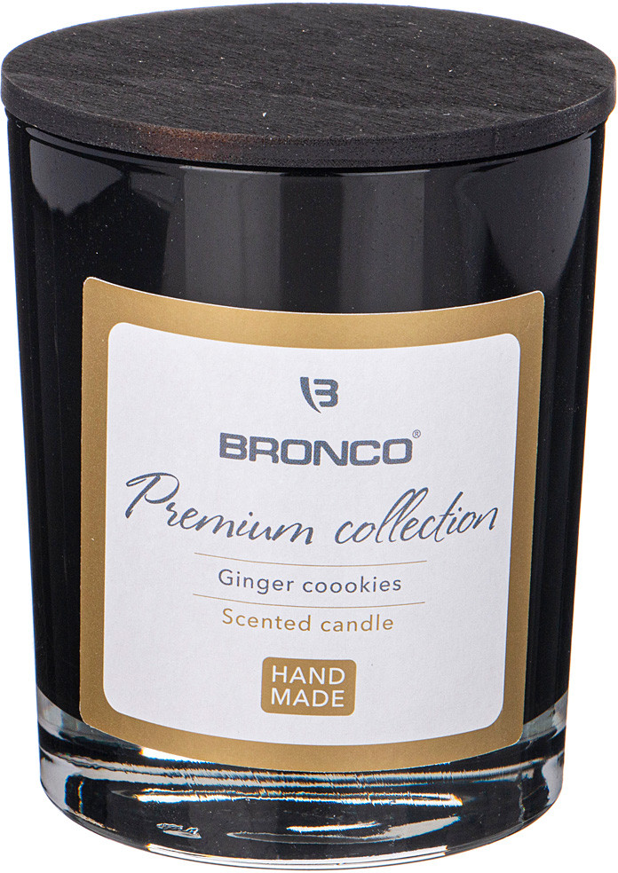 Свеча в стакане с крышкой ароматизированная | Новый Год! | Bronco