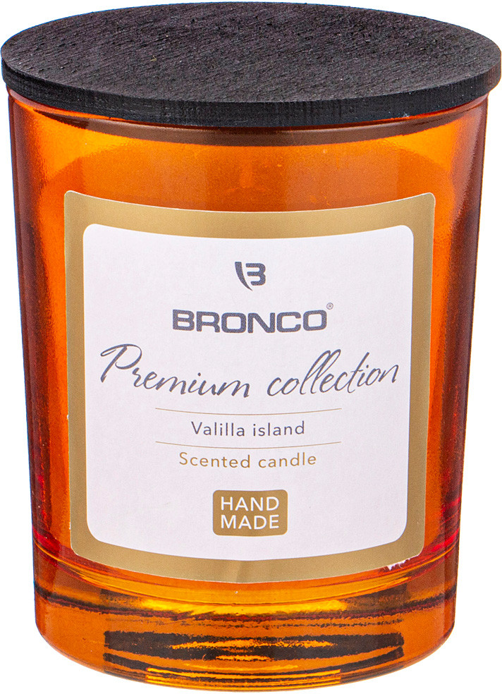 Свеча в стакане с крышкой ароматизированная | Новый Год! | Bronco