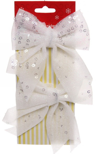 Набор бантов на елку «Белоснежка» | Серпантин