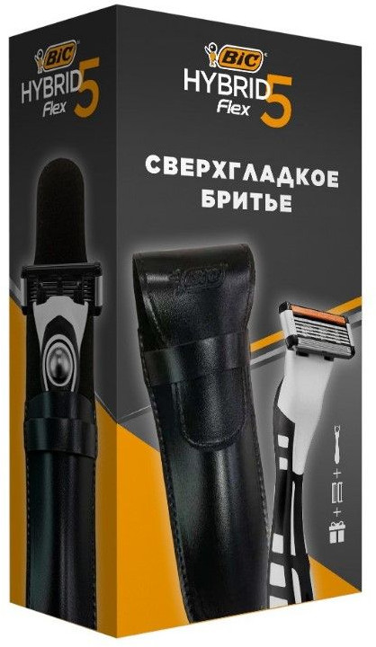 Бритва со сменными кассетами «Flex 5 Hybrid» | Flex 5 Hybrid | Bic
