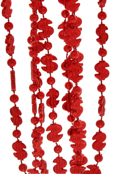 Бусы на ёлку «Доллары» | Серпантин