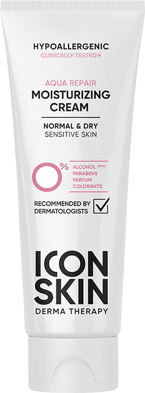Крем для лица увлажняющий «Aqua Repair Moisturizing Cream» | Derma Therapy | Icon Skin