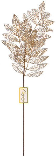 Ветка декоративная «Зимние листья» | Серпантин