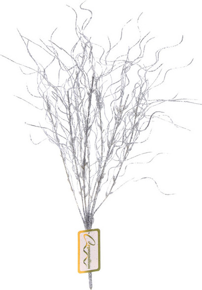 Ветка декоративная «Морозное солнце» | Серпантин