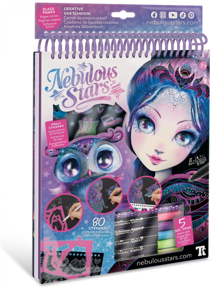 Набор для раскрашивания «Creative sketchbook» | Eclipsia | Nebulous Stars