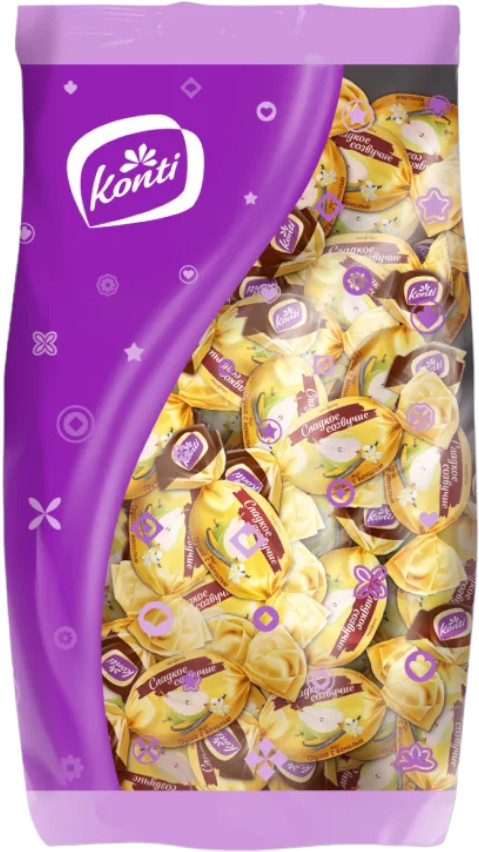 Набор конфет со вкусом груши и ванили «Сладкое созвучие» | Konti