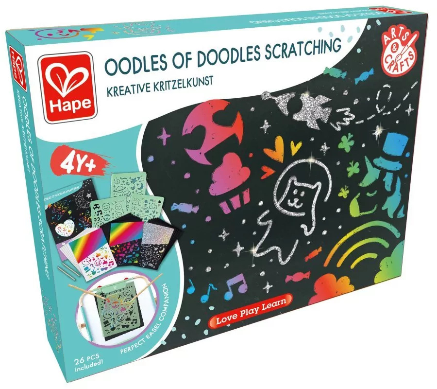 Набор для творчества с трафаретами «Радужные блестки» | Hape