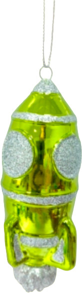 Игрушка ёлочная «Новогодняя ракета»