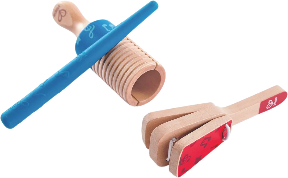 Набор музыкальных инструментов «Трещотка Дуо» | Hape