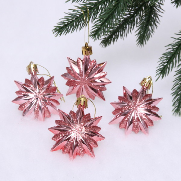 Набор игрушек ёлочных «Звезда остроконечная» | Серпантин