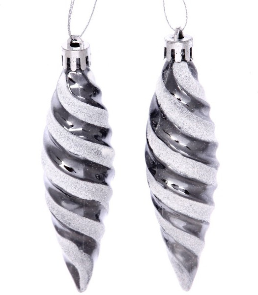 Набор игрушек ёлочных «Сосульки» | Таинственное очарование | Серпантин