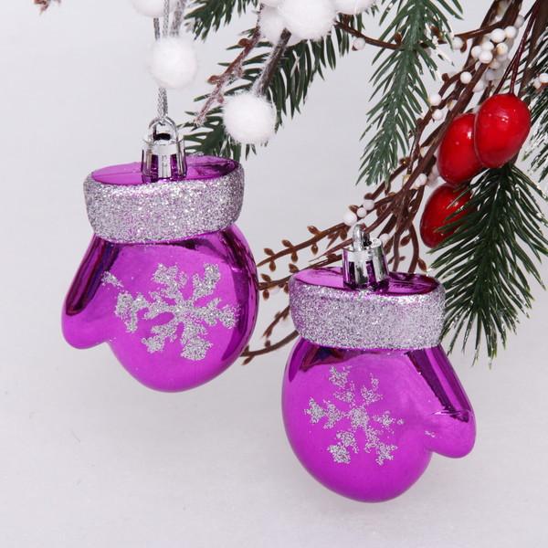 Набор игрушек ёлочных «Волшебные варежки» | Серпантин