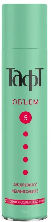 Лак для волос мегафиксации «Воздушный объем» | Taft