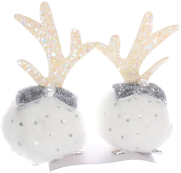 Набор зажимов для волос «Рожки оленёнка»