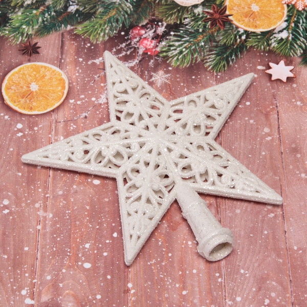 Верхушка на ёлку «Вензель» | Серпантин