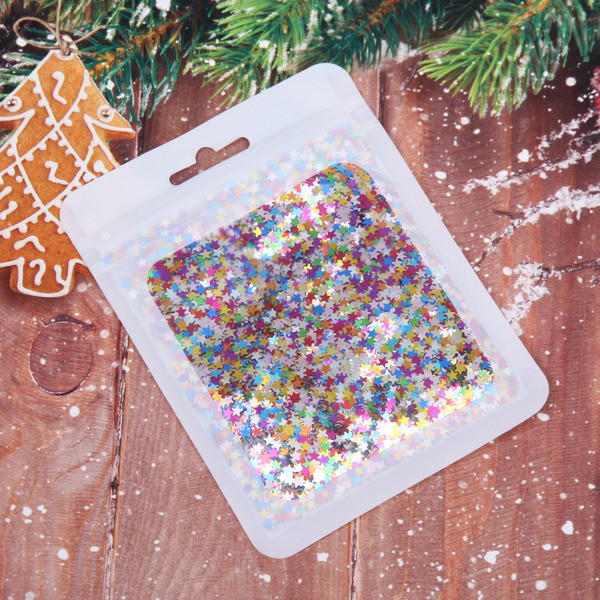 Конфетти «Звёздочки голограмма»