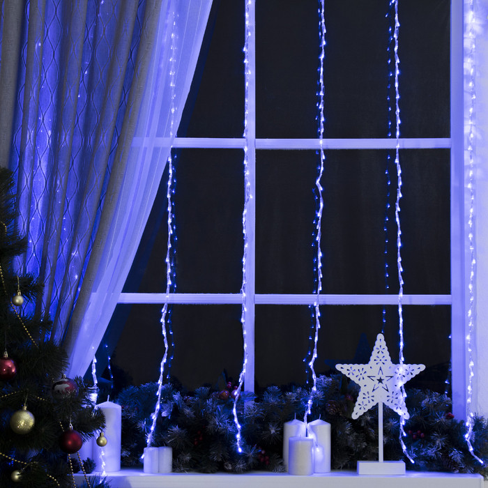 Гирлянда-занавес «Водопад» | Luazon Lighting