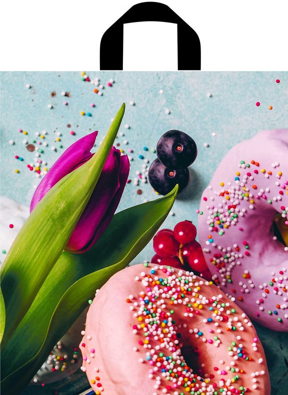 Пакет подарочный «Яркий натюрморт» | ТикоПластик