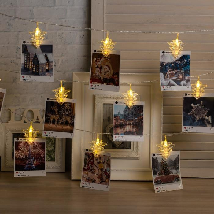 Гирлянда «Прищепки-ёлочки» | Decor | Luazon Lighting