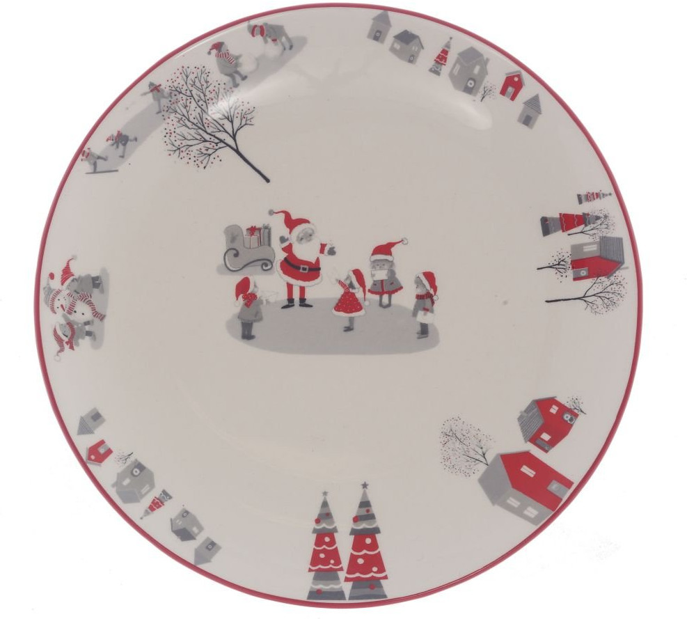 Тарелка «Новогодняя история» | Новогодний декор «Сказочная пора» | Remeco club