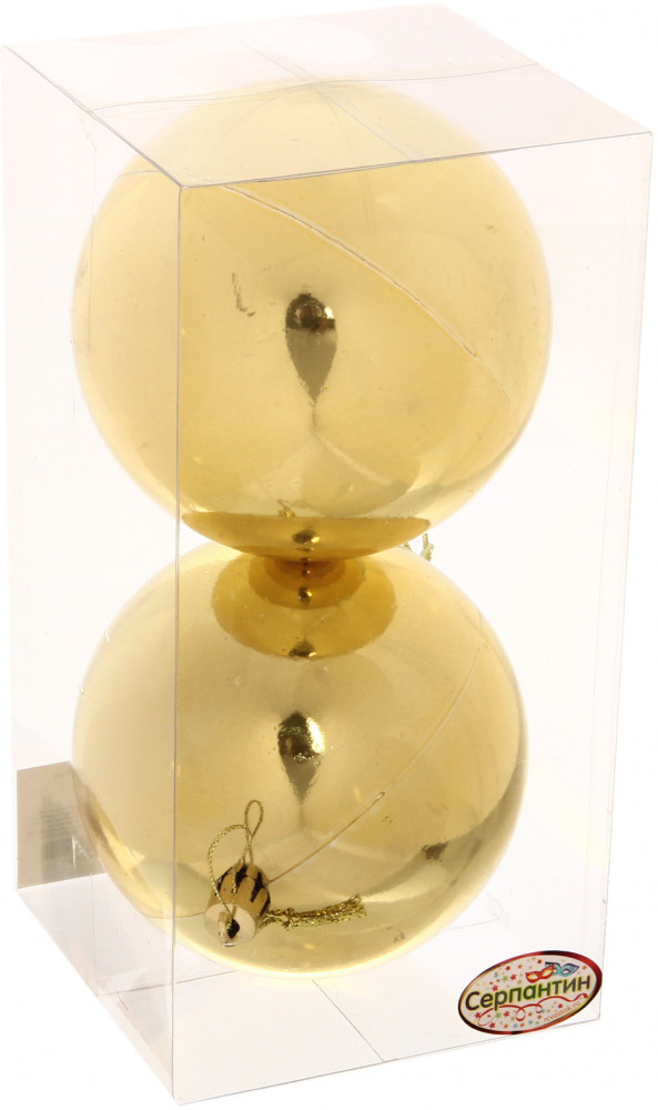 Набор шаров новогодних «Глянец» | Серпантин