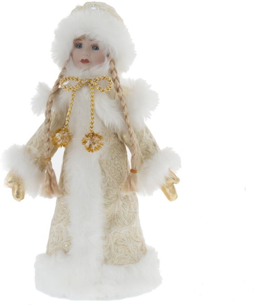 Фигурка с ёмкостью для подарков «Снегурочка» | Новогодний декор «Новогоднее золото» | Remeco club