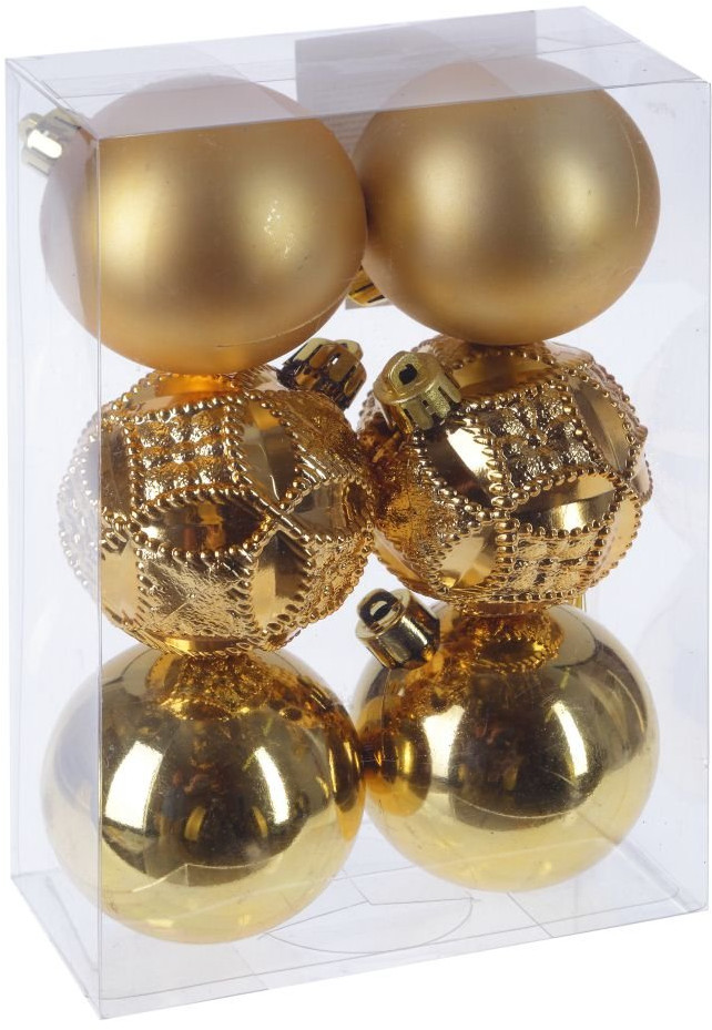 Набор игрушек ёлочных «Вензель золотой» | Новогодний декор «Новогоднее золото» | Remeco club