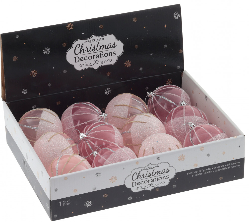 Набор игрушек ёлочных «Шар» | Новогодний декор «Нежная мята» | Remeco club