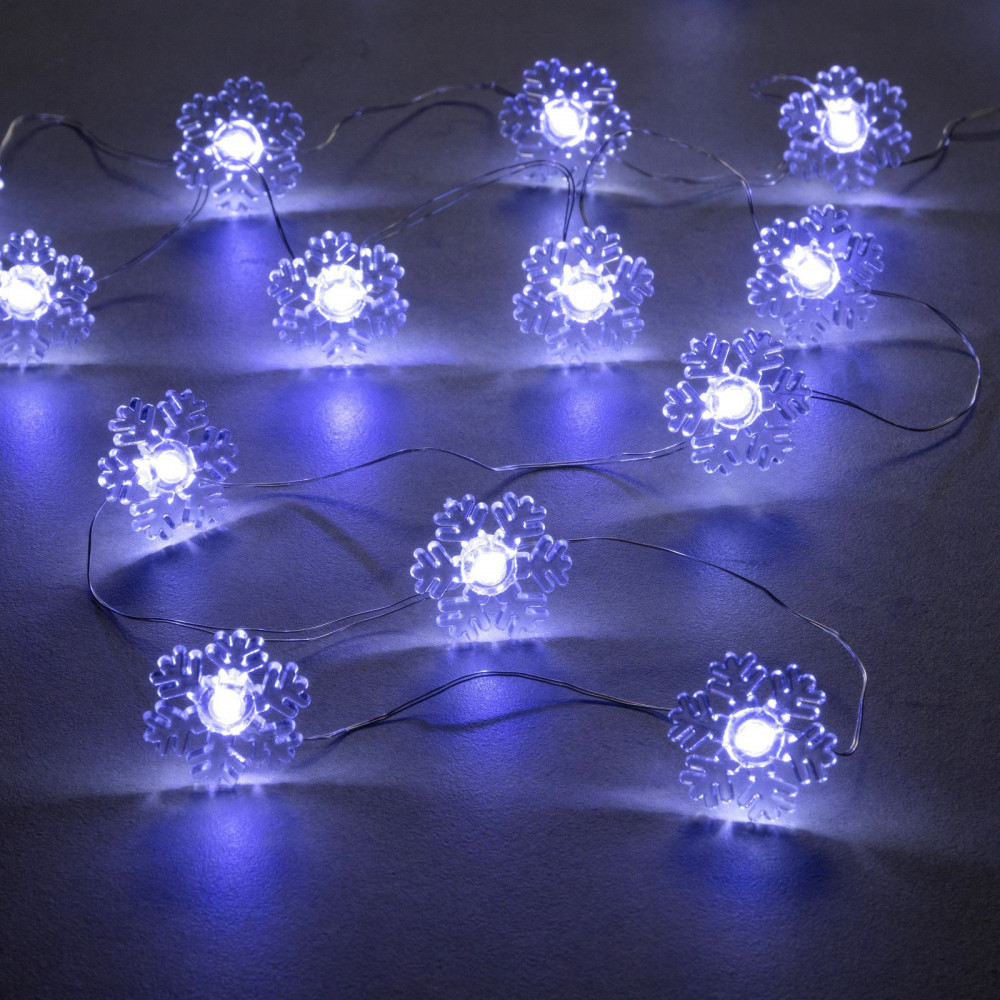 Гирлянда-нить с насадками «Снежинка» | Decor | Luazon Lighting