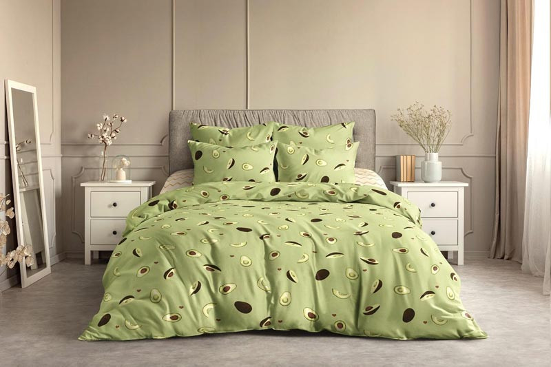 Комплект постельного белья «Авокадо» | Ночь нежна